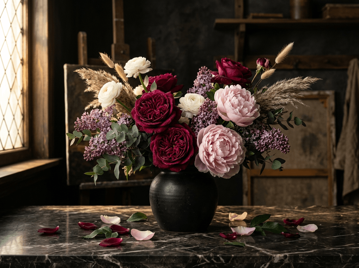 Premium Flower Arrangement — AI Generated