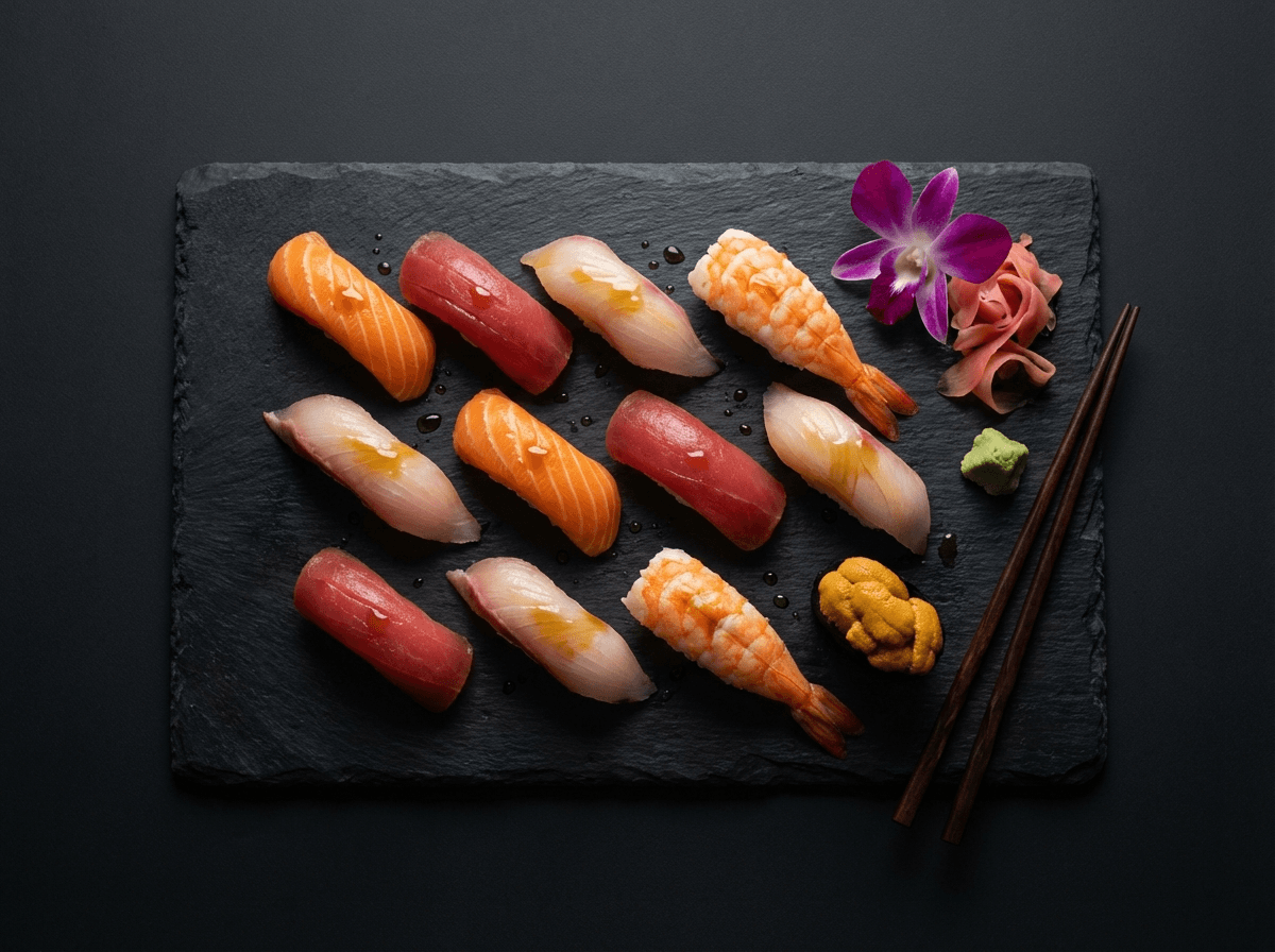 Fine Sushi Platter — AI Generated